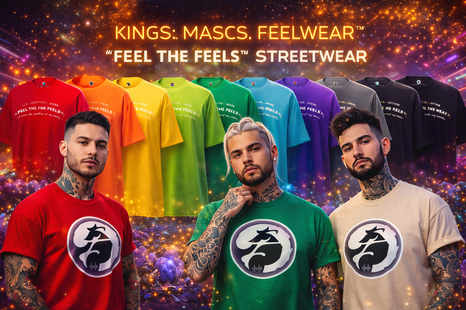 FEEL THE FEELS™ : THE KINGS MASCULINE COLLECTION.
