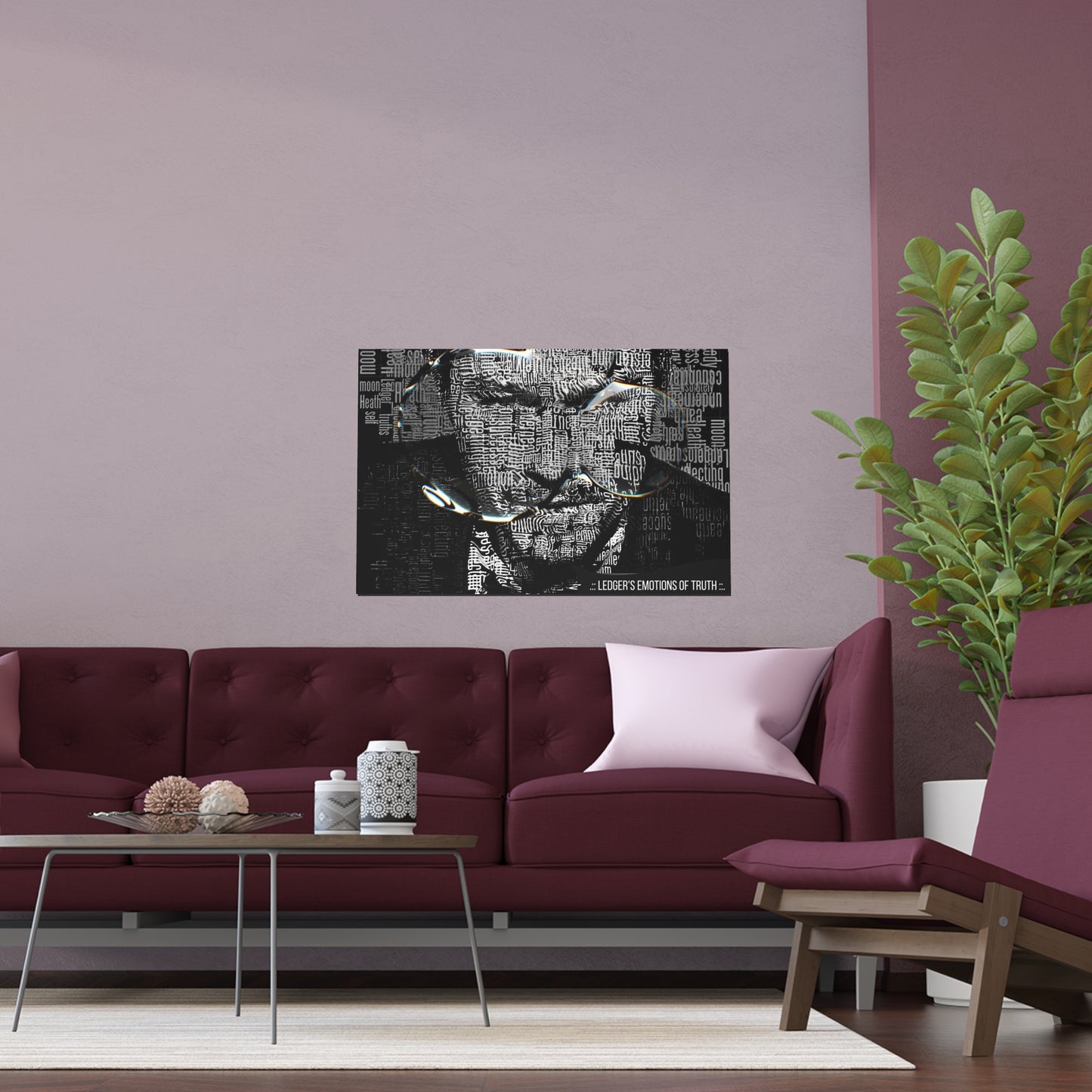 ART FEELS: Ledger's Emotions of Truth - Indoor & Outdoor Silk Poster - JoJo the Creator.