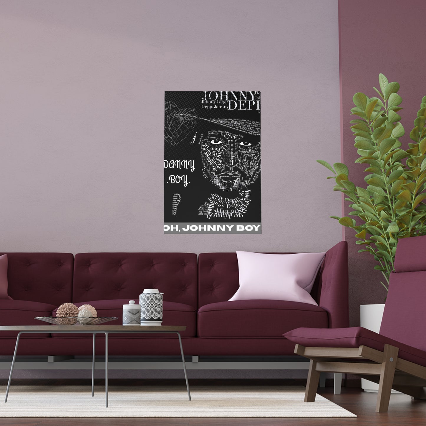 ART FEELS: Oh, Johnny Boy! Indoor and Outdoor Silk Poster - JoJo the Creator.