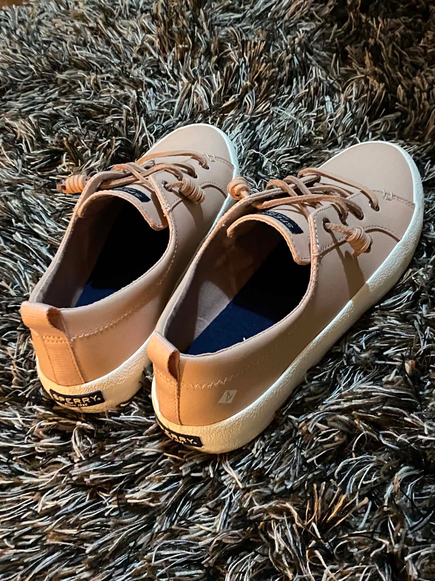 U.NIQUE DROPS™: Women's. Dusty Rose Pink. Memory Foam. Sperry Top-Sider. Casual Lace-Up Sneakers. Size 10.