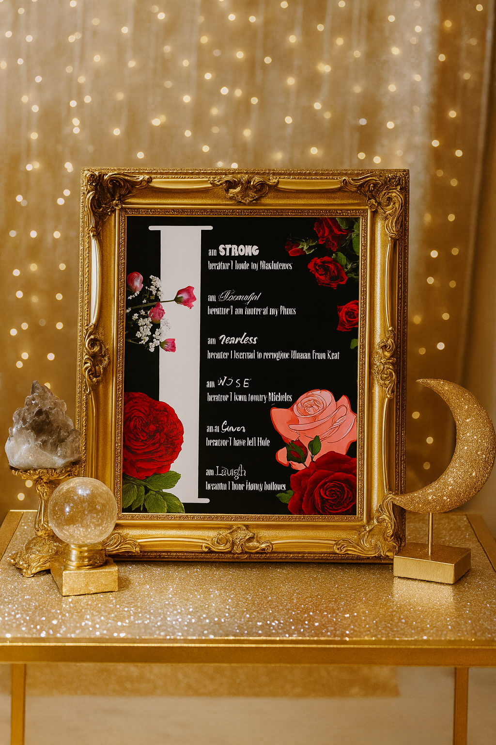 ART FEELS: "I AM" Resilient - Indoor & Outdoor Silk Poster - JoJo the Creator.