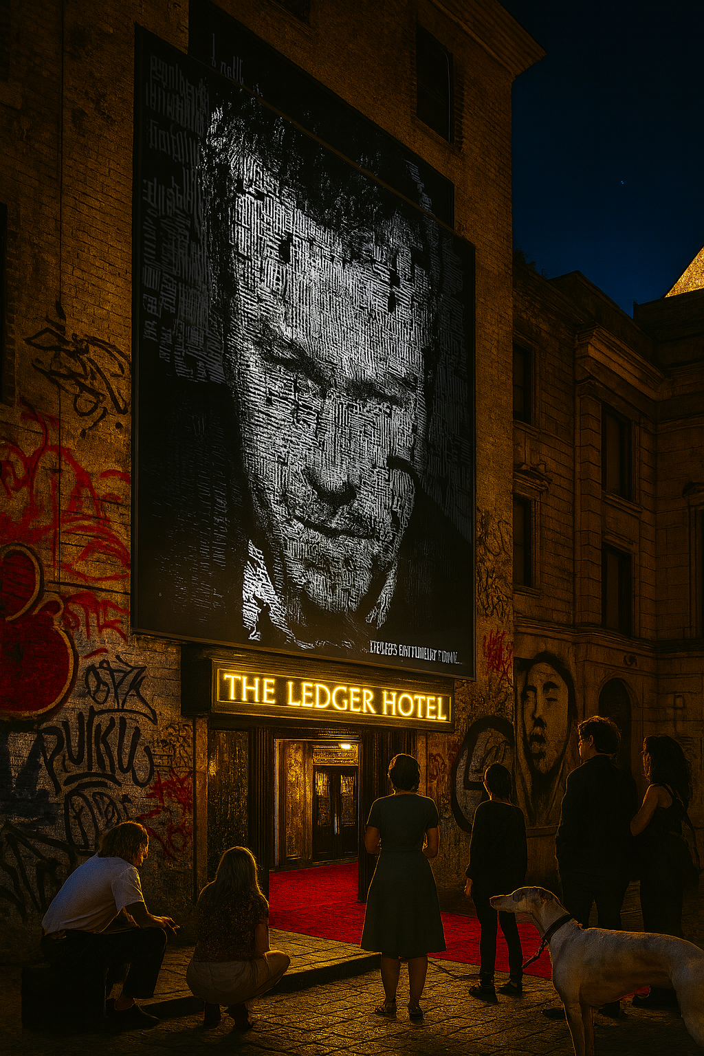 ART FEELS: Ledger's Emotions of Truth - Indoor & Outdoor Silk Poster - JoJo the Creator.