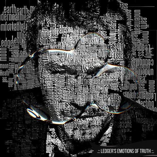 ART FEELS: Ledger's Emotions of Truth - Indoor & Outdoor Silk Poster - JoJo the Creator.