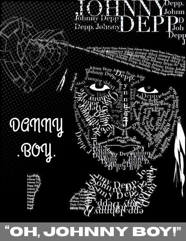 ART FEELS: Oh, Johnny Boy! Indoor and Outdoor Silk Poster - JoJo the Creator.